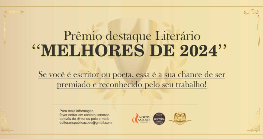 Prêmio destaque Literário - ‘‘MELHORES DE 2024’’