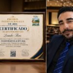 Nosso editor Leandro Flores conquista prêmio internacional durante a III Feira Internacional do Livro de Jauja, no Peru